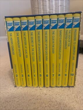 & Other Stories Yellow and Blue Nancy Drew Book Set